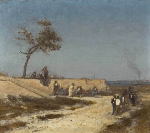 Fruit Vendors under the Seawall at Nassau, New Providence, 1872 Fruit Vendors under the Seawall at Nassau, New Providence