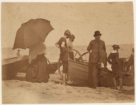 Gathering at Shore, c. 1888 Gathering at Shore