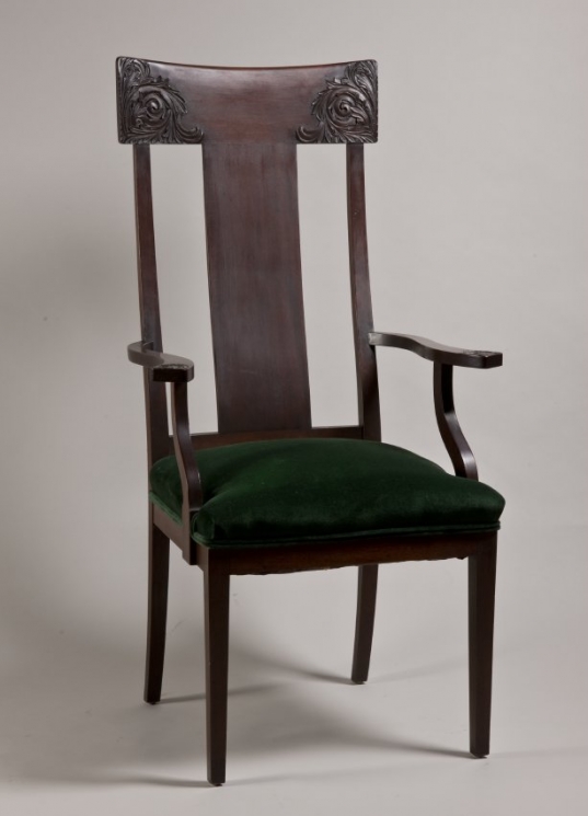 Arm chair, c. 1892 Arm chair