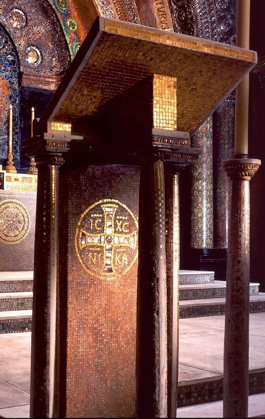 Tiffany Chapel Lectern, 1892 Tiffany Chapel Lectern