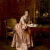 Lady at Writing Desk