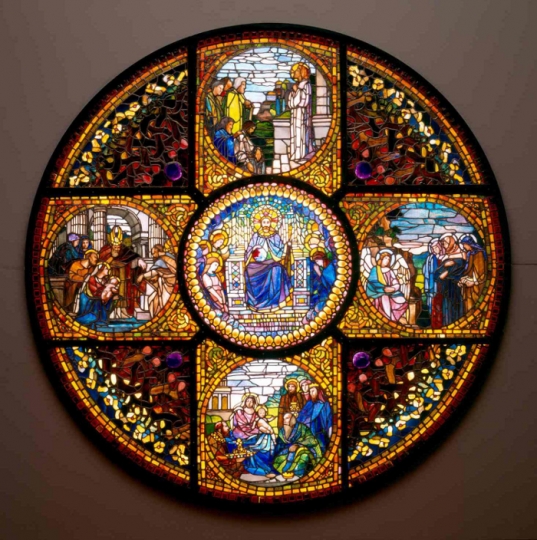 The Story of the Cross window, c. 1892 The Story of the Cross window