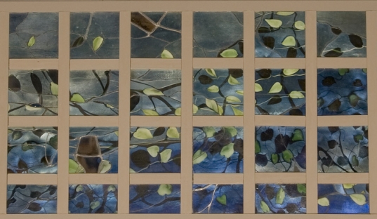 Detail, pear tree panel, c. 1915 Detail, pear tree panel