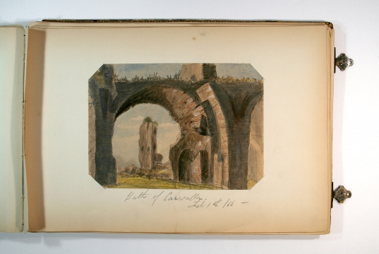 <em>Baths of Caracalla</em>, February 1, 1866 <em>Baths of Caracalla</em>
