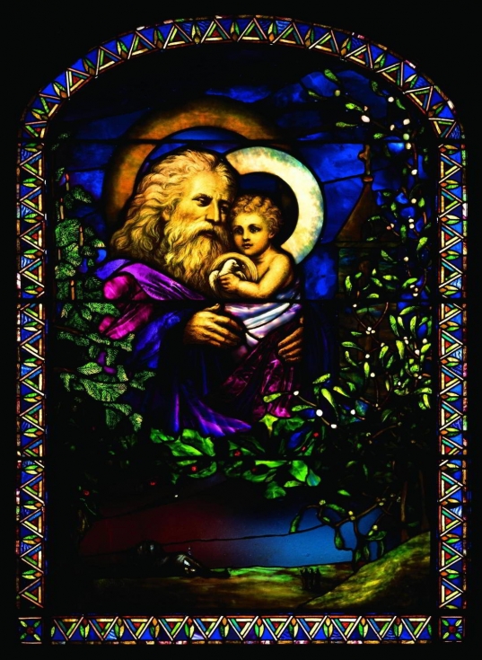 Christmas Eve window, c. 1902 Christmas Eve window