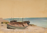 BOATS ON THE SAND