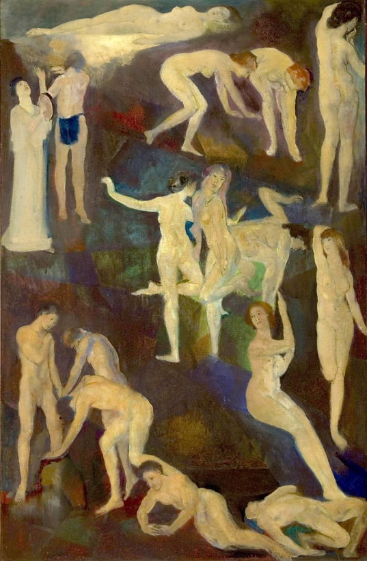 <em>Against Darkness</em>, c. 1920 <em>Against Darkness</em>