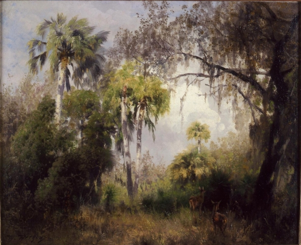 Woodland with Deer