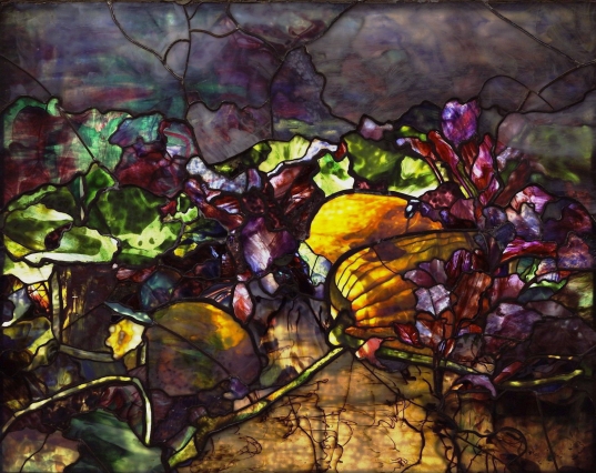 <em>Pumpkin and Beets</em> window, 1899–1900 <em>Pumpkin and Beets</em> window