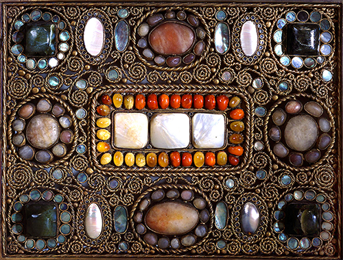 Tabernacle door from the Tiffany Chapel altar, c. 1892 Tabernacle door from the Tiffany Chapel altar
