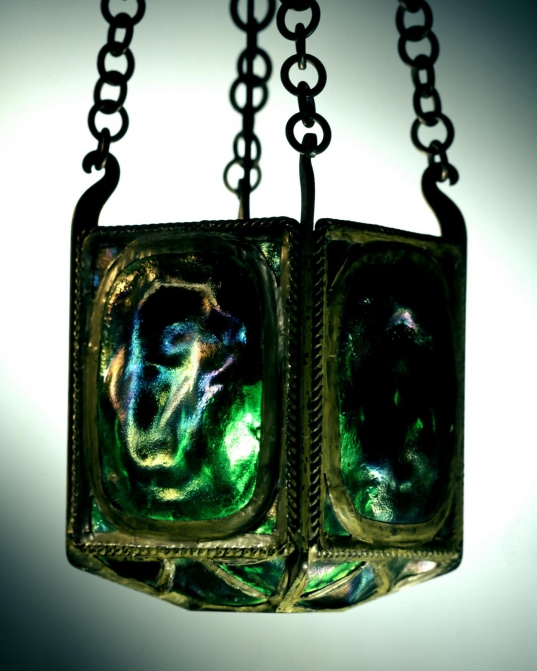 Four-sided hanging lantern, after 1902 Four-sided hanging lantern