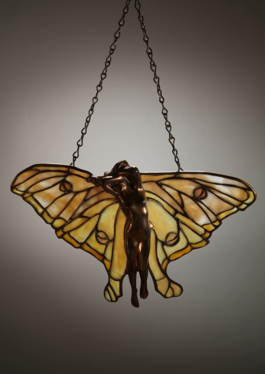 Lamp screen, c. 1920s Lamp screen