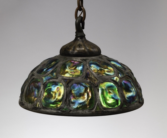 Turtleback dome shade, c. 1905 Turtleback dome shade