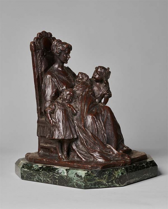 <em>Enthroned</em>, modeled 1902; cast 1906 <em>Enthroned</em>