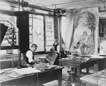 Tiffany Studios workshop
