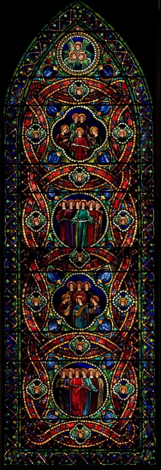 <em>Medallion</em> window, c. 1892 <em>Medallion</em> window